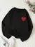 Sudadera con estampado de Corazón. - comprar en línea