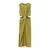 Vestido midi de mujer cuello redondo sin mangas
