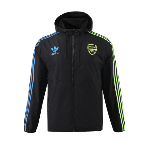 Jaqueta Corta Vento Arsenal Adidas Masculina - Preta