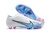 Chuteira Nike Air Zoom Mercurial Vapor 15 Elite FG Campo - Branca/Azul