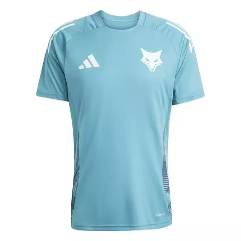 Camisa Cruzeiro 25/26 Treino Adidas Masculina - Azul Turquesa/Branco