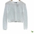 Blusinha Renda Hexagonal Manga Longa Zara