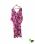 Vestido Longo Rosa Estampa Floral Atten - comprar online