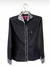 Camisa Preta Bordado Gola Dudalina