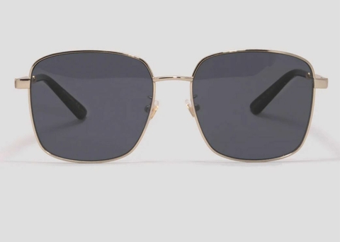 Óculos de Sol Gucci Preto e Dourado GG0852SK