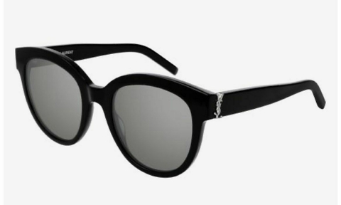 Óculos de Sol Saint Laurent Preto Redondo M29 002 - comprar online