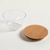 Recipiente Cónico Acrílico con Tapa de Madera 300 ML - comprar online