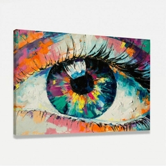 Quadro Olho em Cores Artístico - comprar online