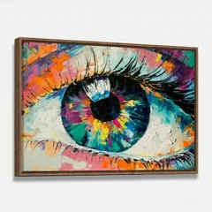 Quadro Olho em Cores Artístico - loja online