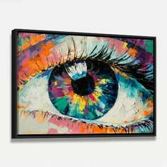 Quadro Olho em Cores Artístico na internet