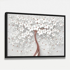 Quadro Decorativo Flores Cerejeira Branca e Rose Gold na internet