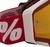 Imagen de Antiparras Gafas Lentes Protección Uv400 Regulable Rojo y Blanco