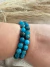 Pulseira Esfera de Apatita Azul 8mm - comprar online