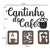 Kit Placas De MDF Decoração Cantinho Do Café - loja online