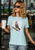 Traditional Line T-Shirt - Rufous-bellied Thrush-01F - rascher