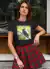 Camiseta Línea Tradicional - Colibrí-de-garganta-verde-01F - tienda online