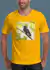 Traditional Line T-Shirt - Glittering-throated Emerald Hummingbird-01M