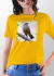 Traditional Line T-Shirt - Rufous-bellied Thrush-01F