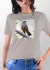 Traditional Line T-Shirt - Rufous-bellied Thrush-01F on internet