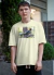Oversized T-shirt - Burnished-buff Tanager-01M - online store