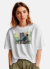 Camiseta Oversized - Saíra-amarela-01F - comprar online