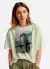 Oversized T-Shirt - Black-fronted Nunbird-02F - online store