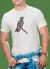 Camiseta Línea Premium - Colibrí-de-garganta-verde-02M