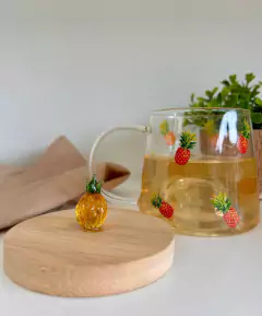 CANECA COM PIRES ABACAXI - comprar online