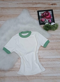 BLUSA BICOLOR OFF - loja online