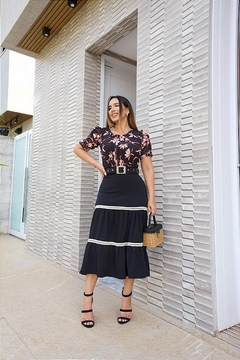 Vestido Maria preto