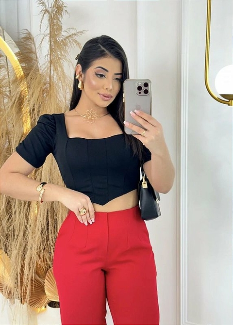 CROPPED RISCA PONTA