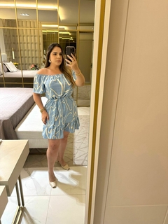vestido Lawanne azul - comprar online