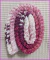 Gola Tricô Ajur Rosa Antigo