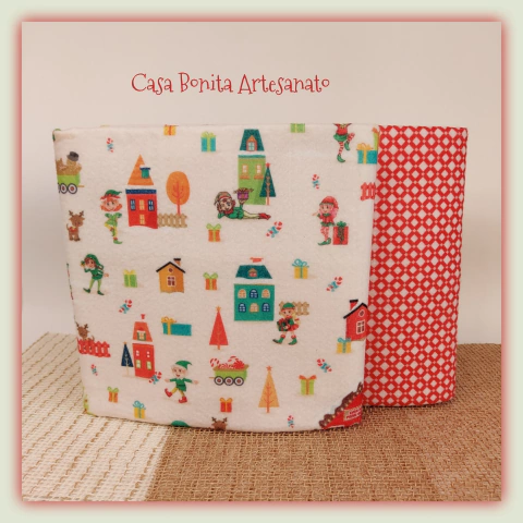 Kit Feltro Estampado Natalino Vila Noel
