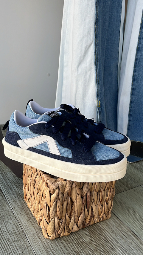 Tênis Schutz Multimaterial azul - comprar online