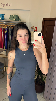 Imagem do Regata Luiza + Legging Bolsos - Poliamida Soft
