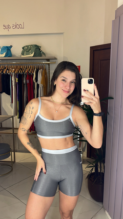 Conjunto Rafa Shorts Bolsos - Alta Compressão na internet