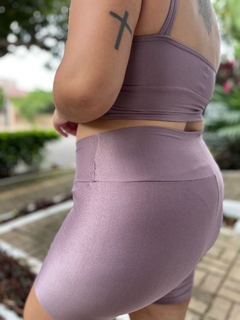 Imagem do Shorts/Bermuda Avulsa - Canelado de Alta Compressão