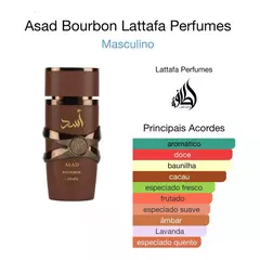 Perfume Árabe Lattafa Asad Bourbon Masculino Eau de Parfum - 100ml - comprar online