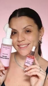 Kit Skincare Menimake bay Dride Sérum Rosa Mosqueta 30ml + Mousse de Limpeza Facial 150ml - Lu Cosméticos e perfumaria LTDA