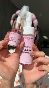 Kit Skincare Menimake bay Dride Sérum Rosa Mosqueta 30ml + Mousse de Limpeza Facial 150ml - loja online
