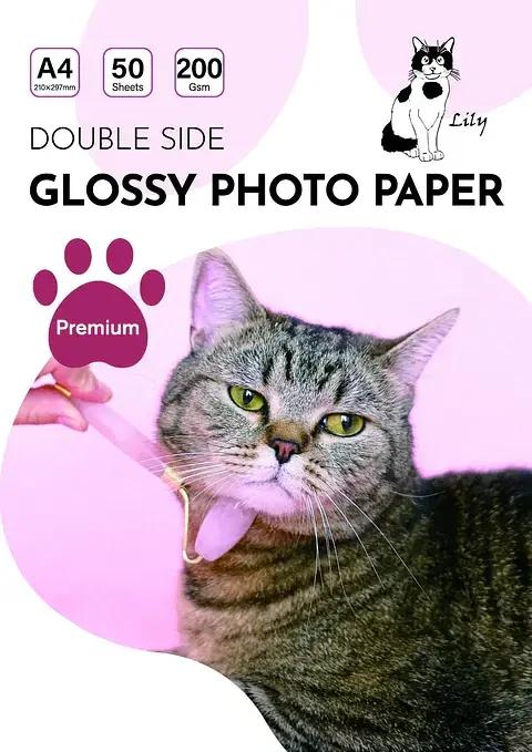 Papel Fotogràfico doble faz 200 grs, Lily