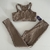Conjunto Jacquard Poliamida Tulipa - Coffee - comprar online