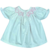 Bata Janaína Branco Bordado Rosa - comprar online
