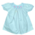 Bata Janaína Branco Bordado Azul