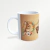 Caneca Porcelana 325ml - Feliz Páscoa chocolate - comprar online
