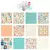 Combo com 2 Kits com 12 papéis da Coleção Chloé e Lilly - Fabi Paliares
