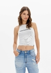Blusa Regata Seamless Canelada Com Name