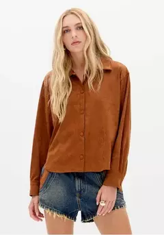 Camisa Manga Longa Camurça - comprar online