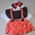 Romper/ Vestido Minnie Body Mesversário Minnie Menina Temático Lookinho Lookzinho Festa Blogueirinha Para Meninas